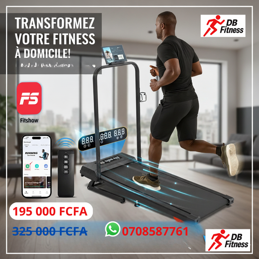 Tapis de course electrique connecté