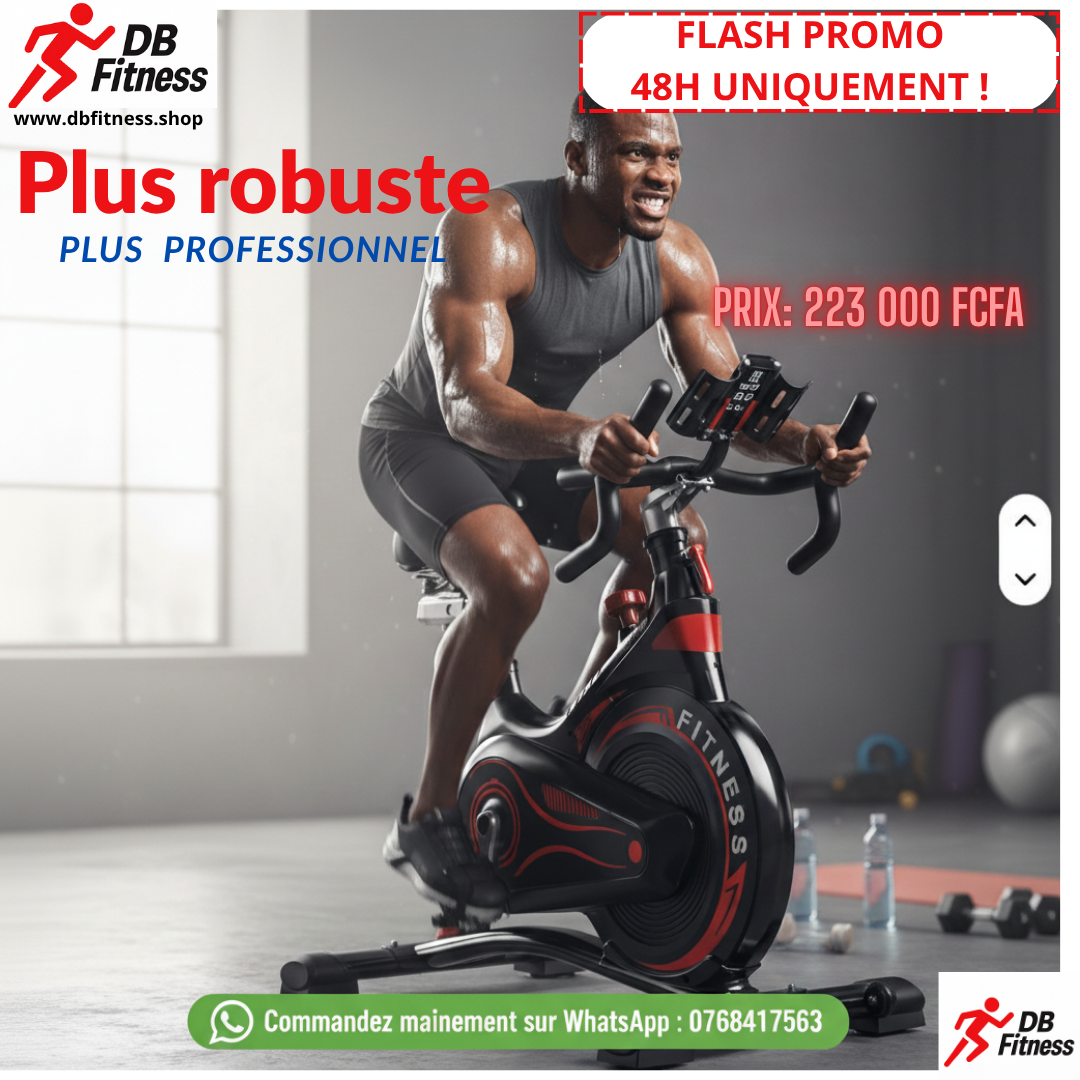 Vélo de spinning robuste