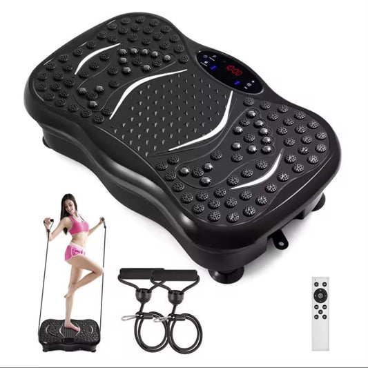 Plateforme vibrante fitness DB Fitness avec élastiques et télécommande